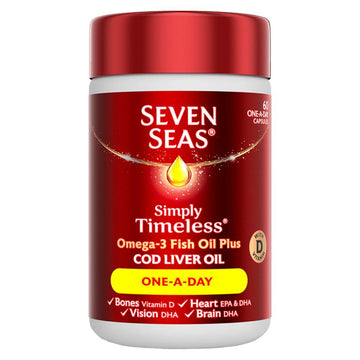 Simply Timeless Cod Liver Oil One-A-Day - 60 Capsules